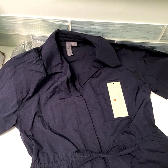 Sweaty Betty💧Navy Anytime Romper Sz XS NWT - Picture 3 of 5